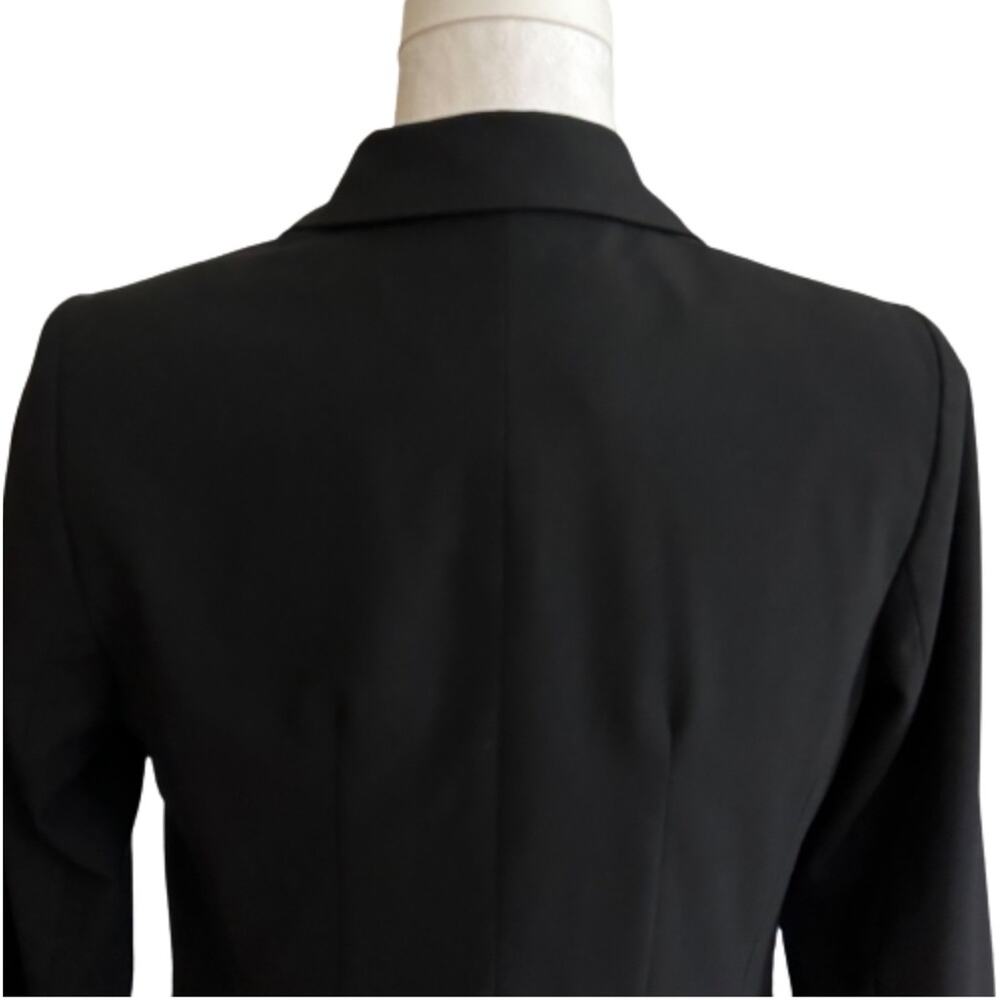 The Limited Blazer Black Collection Black Button Front Career Jacket Size 2 - Picture 6 of 11